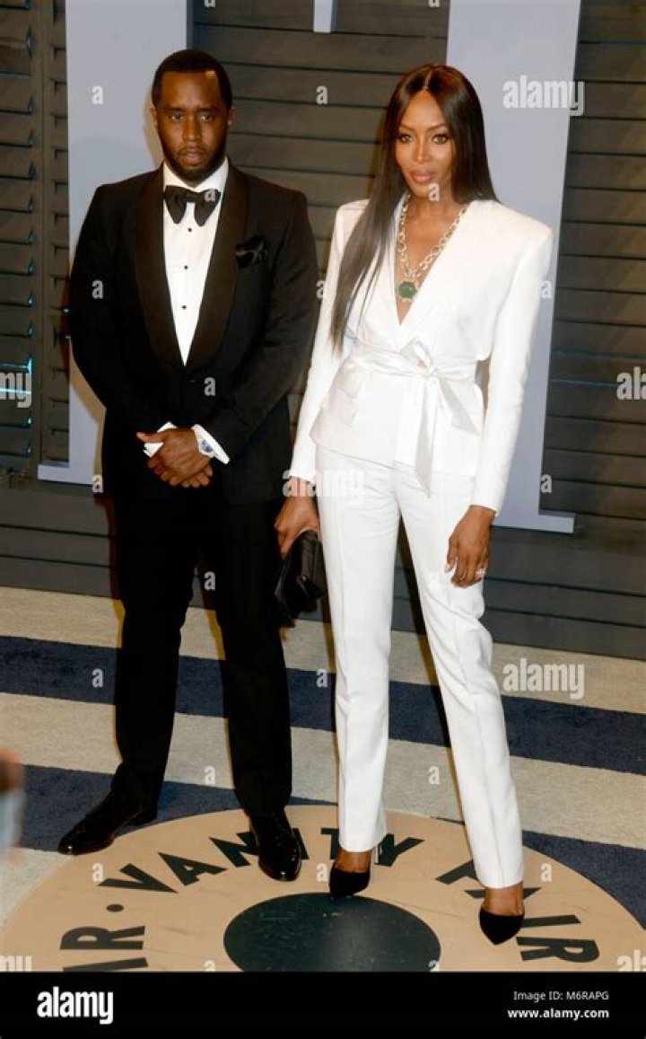 Diddy and Naomi Campbell spent time together at Oscars.